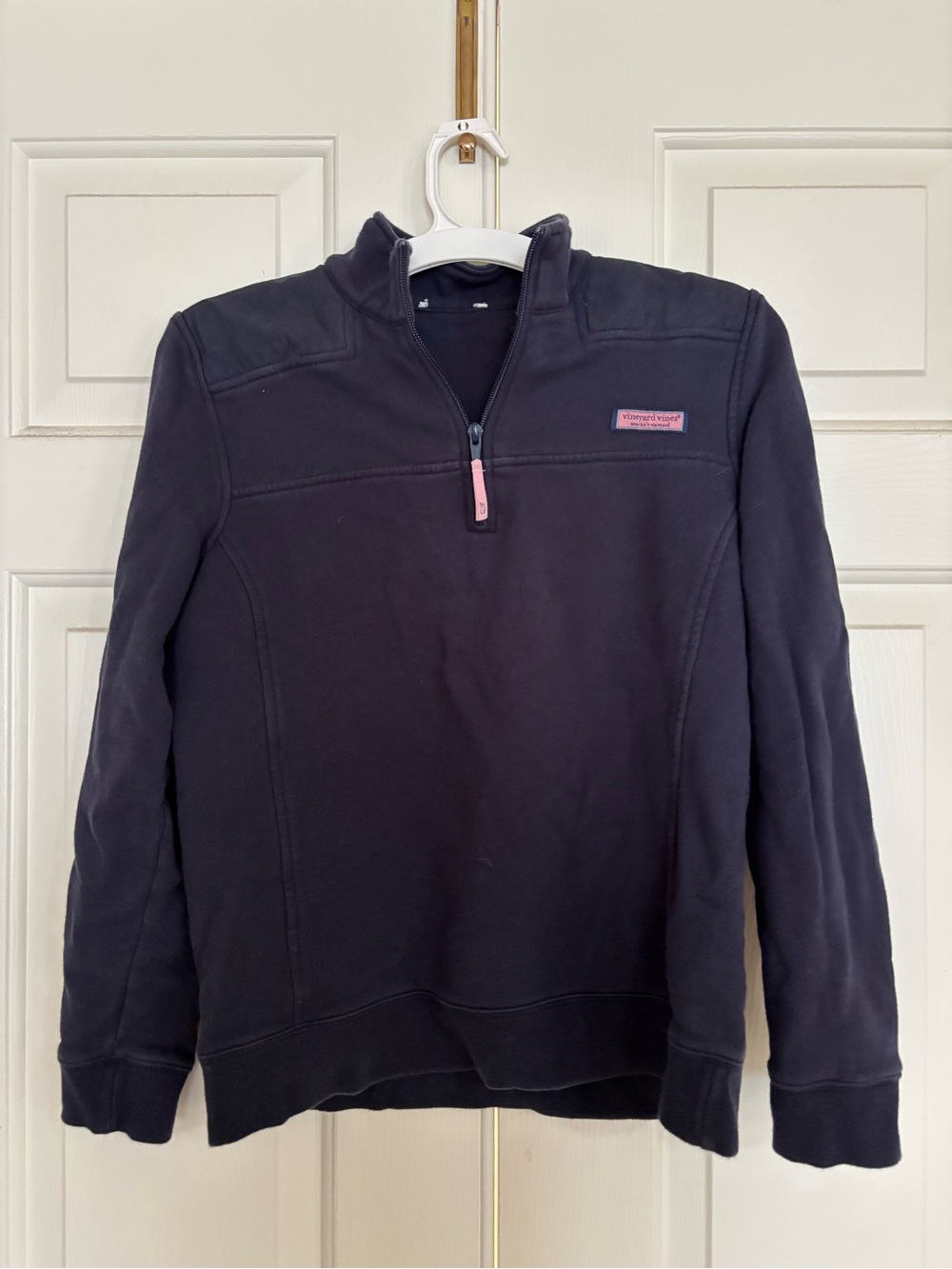 Vineyard Vines Navy Half-Zip Pullover Sweater